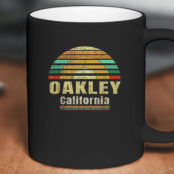 Oakley Ca California Home Vintage Gift Retro Sunset Coffee Mug