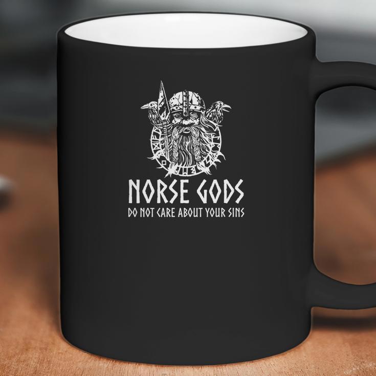 Odin Viking Mythology Norse Gods Do Not Care About Your Sins Coffee Mug