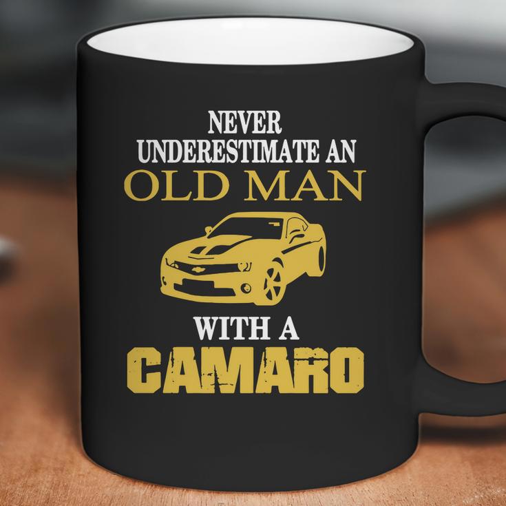 Old Man With Camaro T-Shirt Coffee Mug