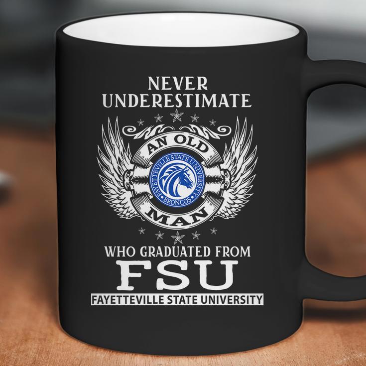 Old Man- Graduated From Fsu- Fayetteville State University Coffee Mug