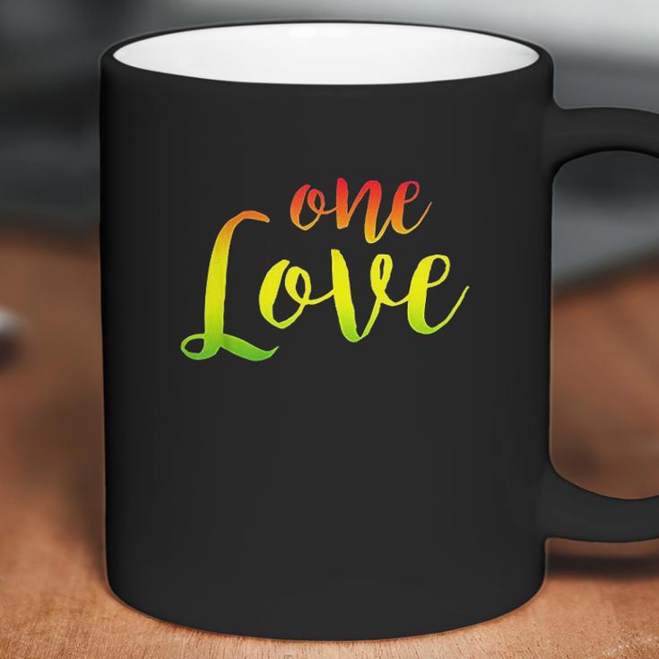 One Love Rasta Reggae Roots Clothing Coffee Mug