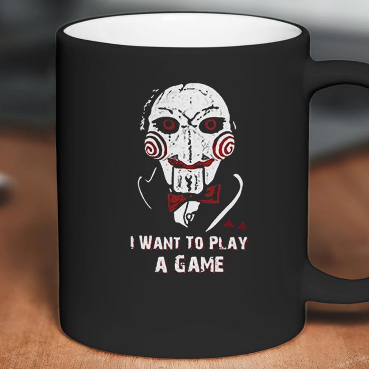 Oyshriola Saw I Want You To Play A Game Coffee Mug