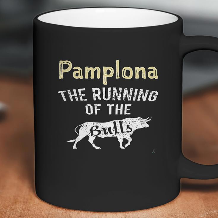 Pamplona The Running Of The Bulls Cattle Party Spain Coffee Mug