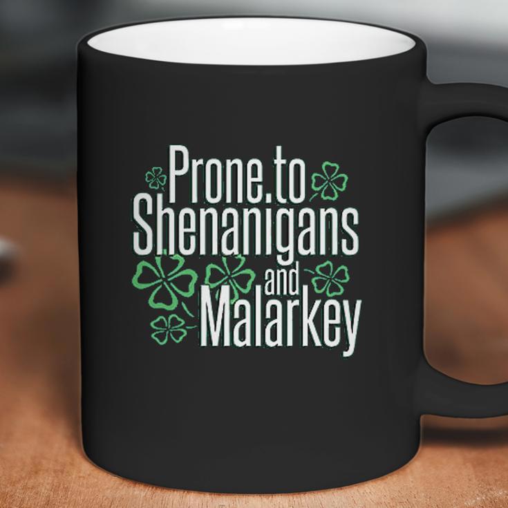 Panoware St Patricks Day Prone To Shenanigans And Malarkey Coffee Mug