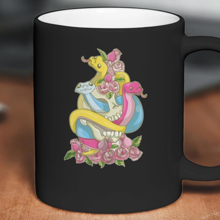 Pansexual Snake Kawaii Pastel Goth Subtle Pan Pride Coffee Mug