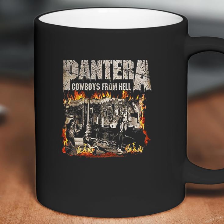 Pantera Official Cowboys From Hell Cover Fire Coffee Mug