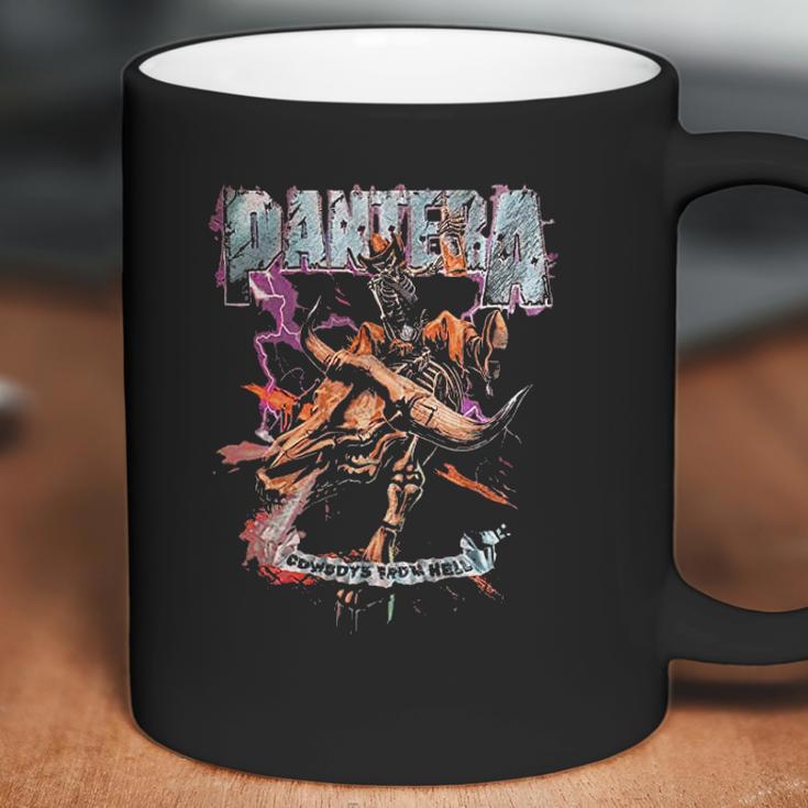 Pantera Official Cowboys From Hell Riding Skeleton Coffee Mug