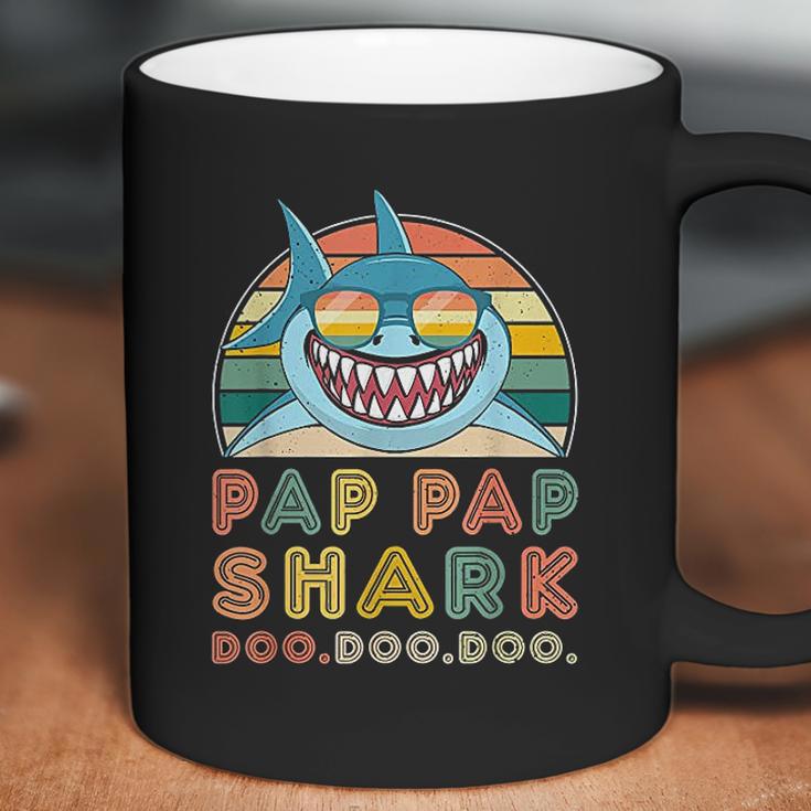 Pap Pap Shark Father Day Gifts For Men Grandpa Shark Coffee Mug