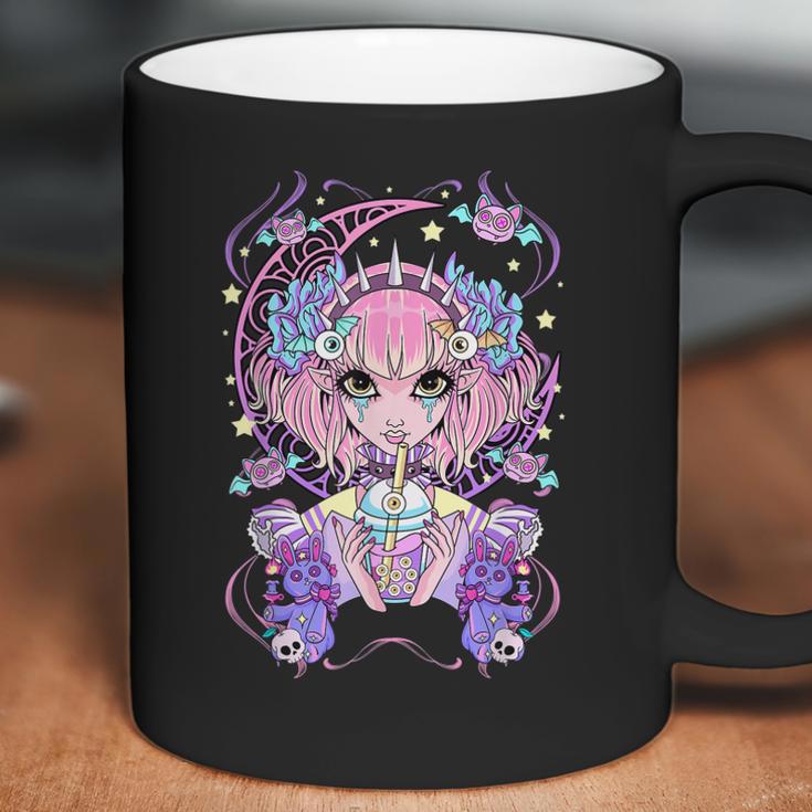 Pastel Goth Anime Girl Men Women T-Shirt Graphic Print Casual Unisex Tee Coffee Mug