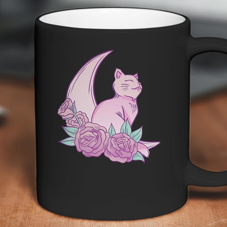 Pastel Goth Kawaii Cat Vaporwave Aesthetic Coffee Mug