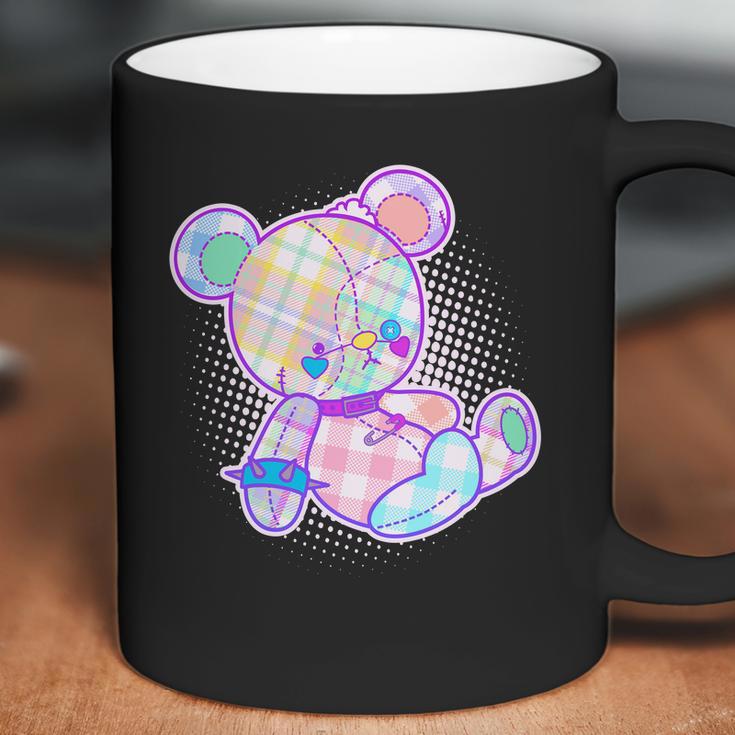 Pastel Kawaii Cute Goth Punk Teddy Bear Coffee Mug