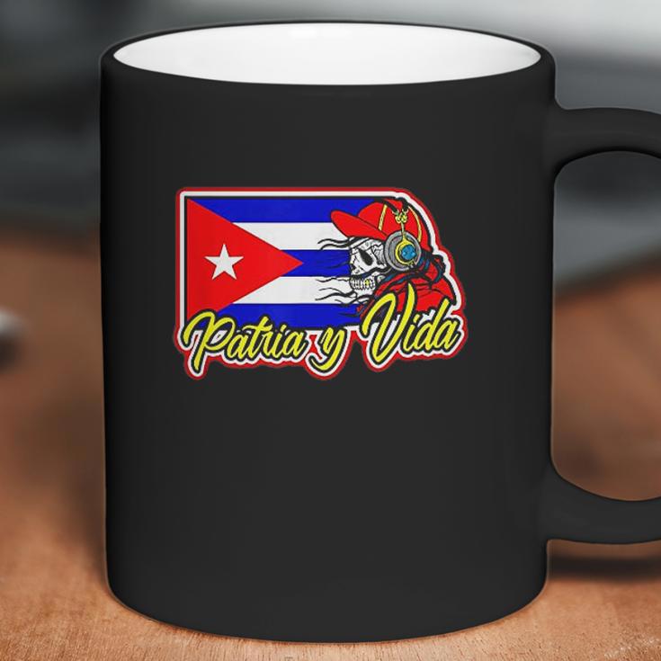 Patria Y Vida Cuba Flag Coffee Mug