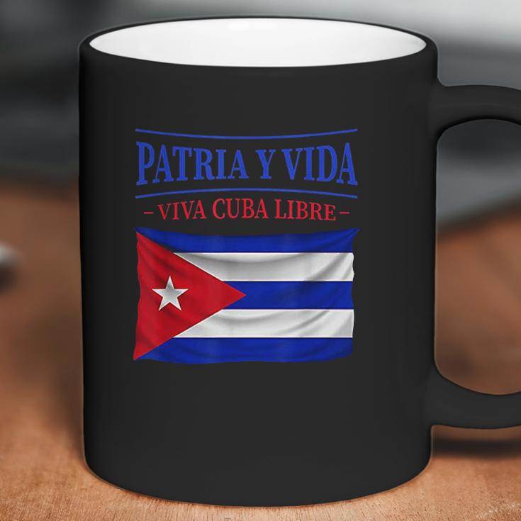 Patria Y Vida Vintage Flag For Cuba Lover Coffee Mug