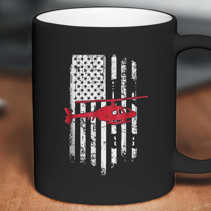 Patriotic Helicopter Flag Helicopter Pilot Gifts Coffee Mug