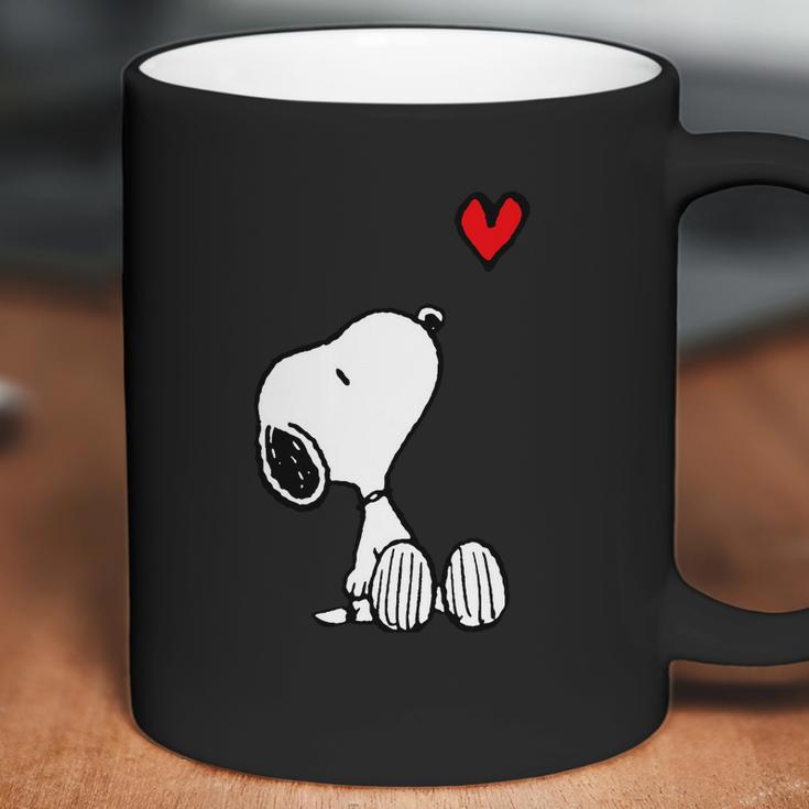 Peanuts Heart Sitting Snoopy Coffee Mug