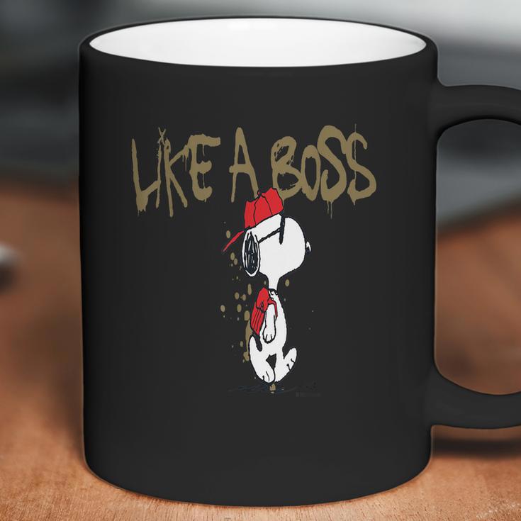 Peanuts Snoopy Like A Boss Coffee Mug