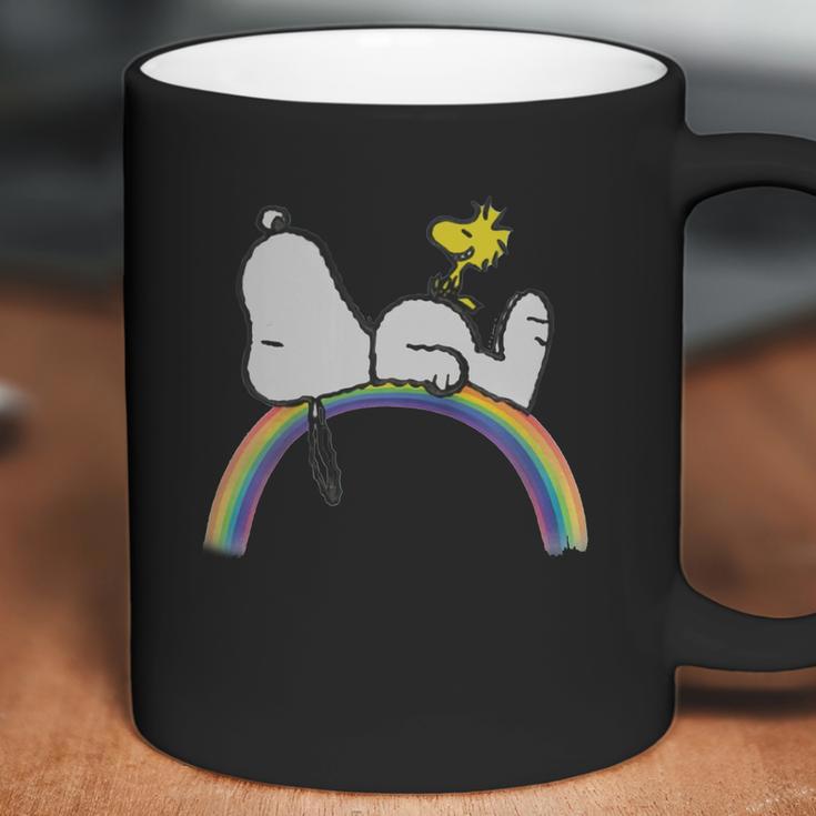 Peanuts Snoopy Rainbow Lgbt World Pride Shirt Coffee Mug