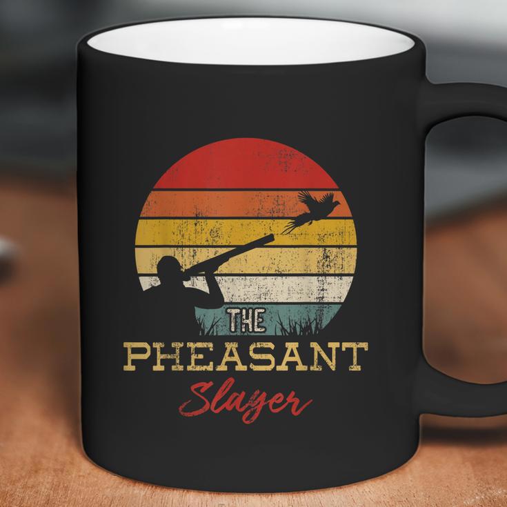 Pheasant Slayer Flying Bird Hunter Shooting Hunting Coffee Mug