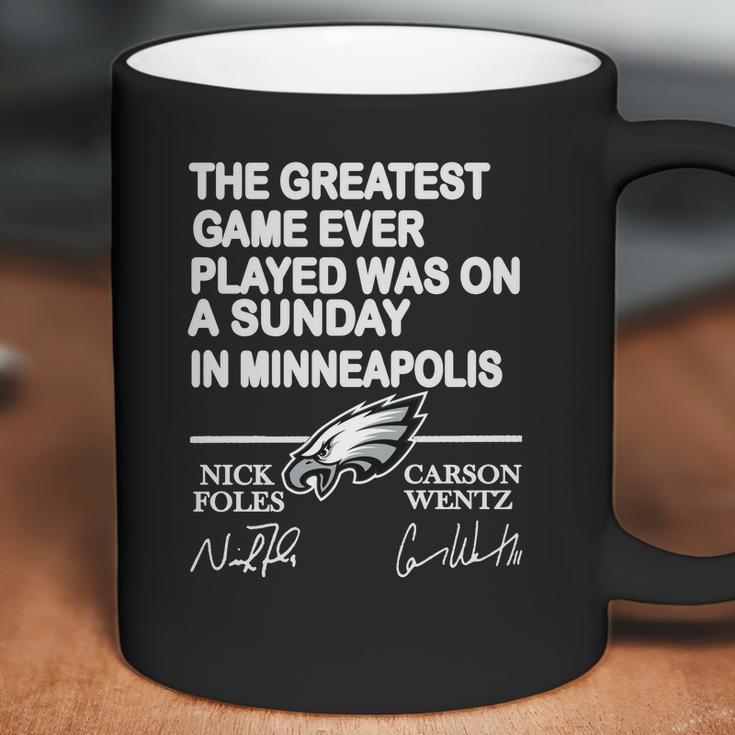 Philadelphia Eagles The Greatest Game Ever Played Was On A Sunday Coffee Mug