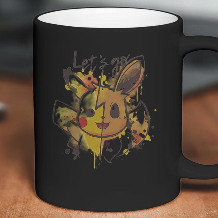 Pikachu And Eevee Lets Go Coffee Mug