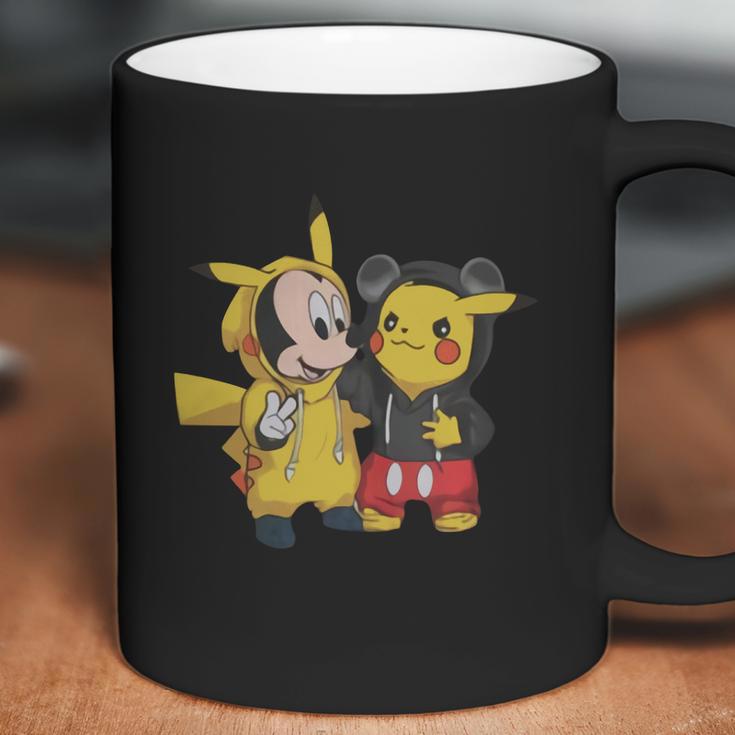 Pikachu And Mickey Coffee Mug