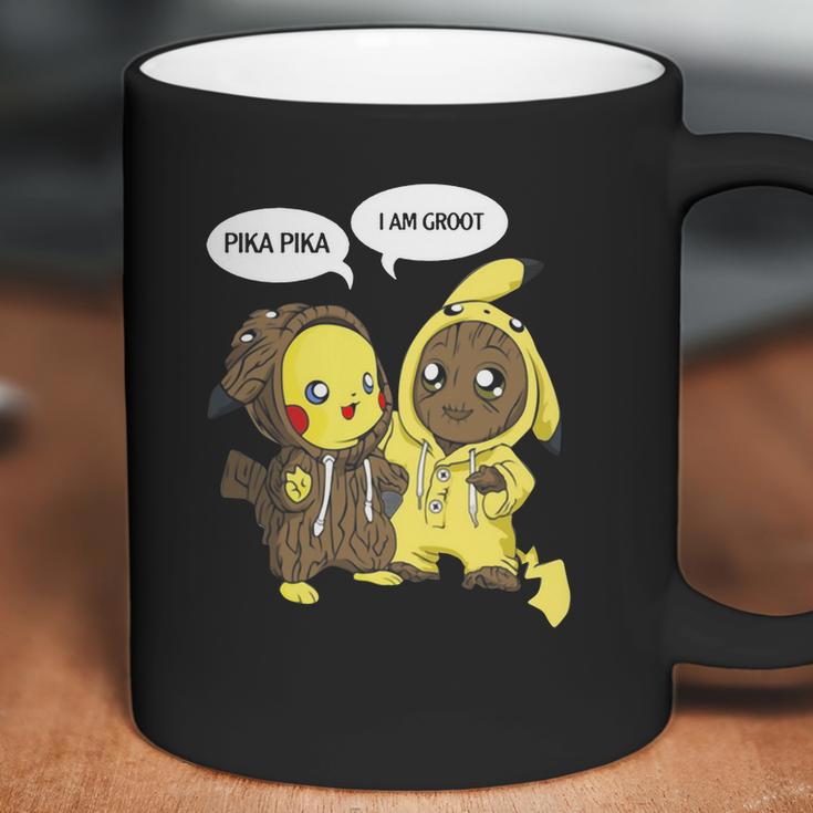 Pikachu Pika Pika I Am Groot Coffee Mug