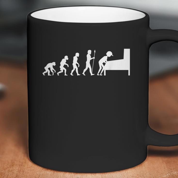 Pinball Evolution Funny Arcade Game Machine Lover Coffee Mug