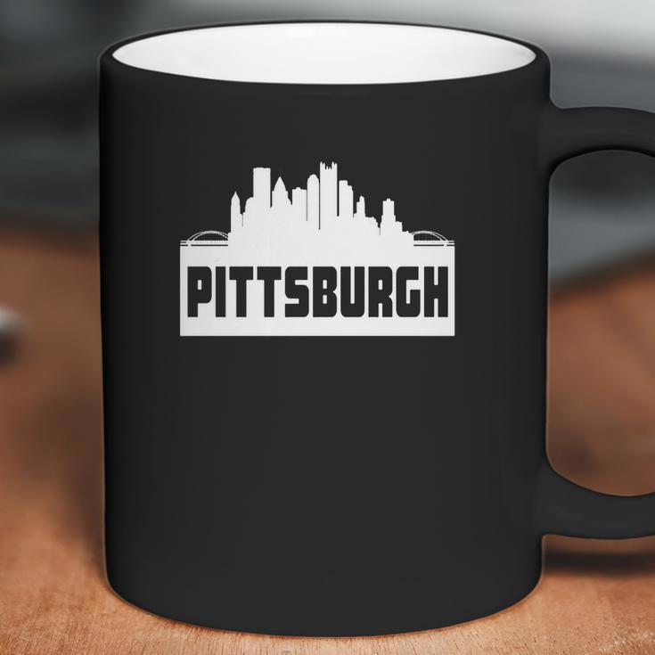 Pittsburgh Pennsylvania Skyline Silhouette Coffee Mug