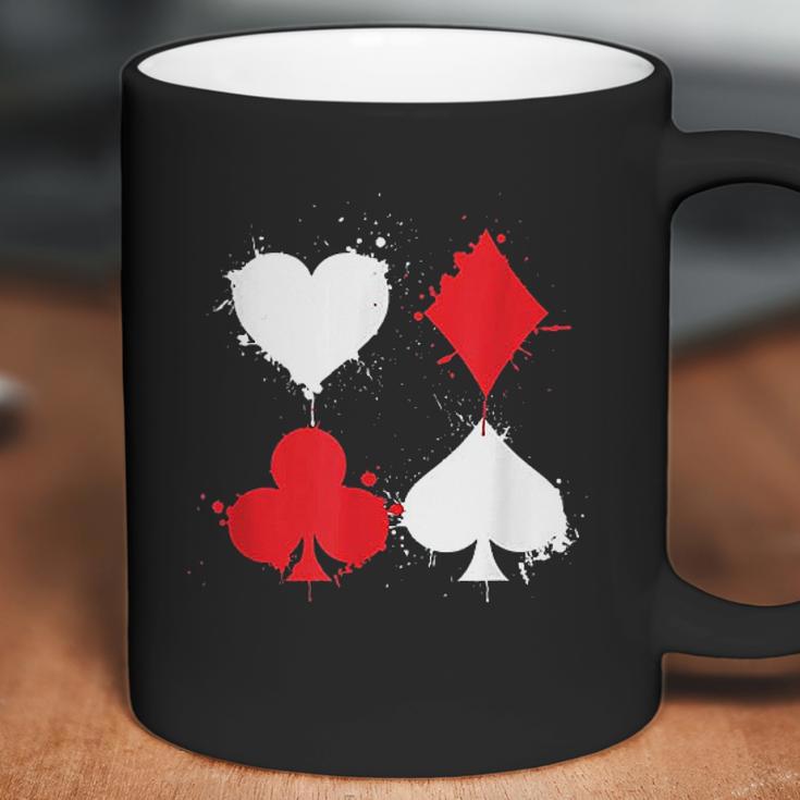 Playing Cards Poker Heart Spade Diamond Club Coffee Mug