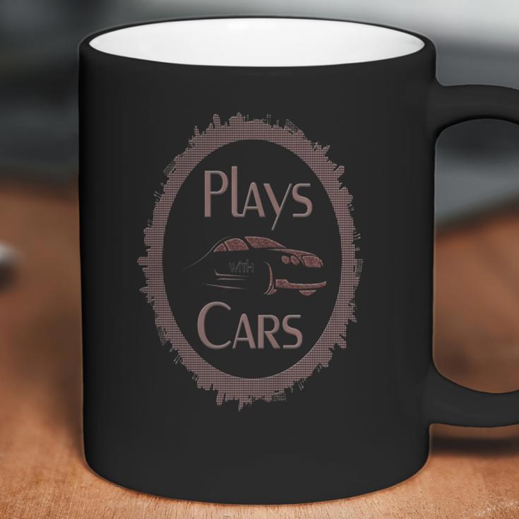 Plays With Cars - Mens T-Shirt By American Apparel Coffee Mug