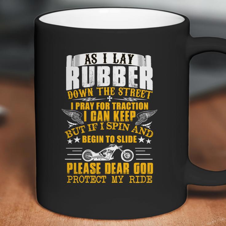 Please Dear God Protect My Ride Biker Coffee Mug