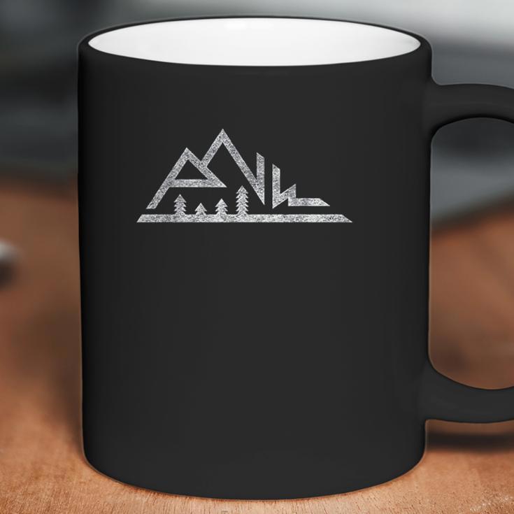 Pnw Mountains Pacific Northwest Native Dark Color Coffee Mug