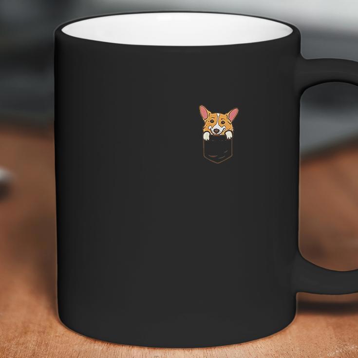 Pocket Welsh Corgi Cute Puppy Face Dog Lover Pet Owner Gift Coffee Mug