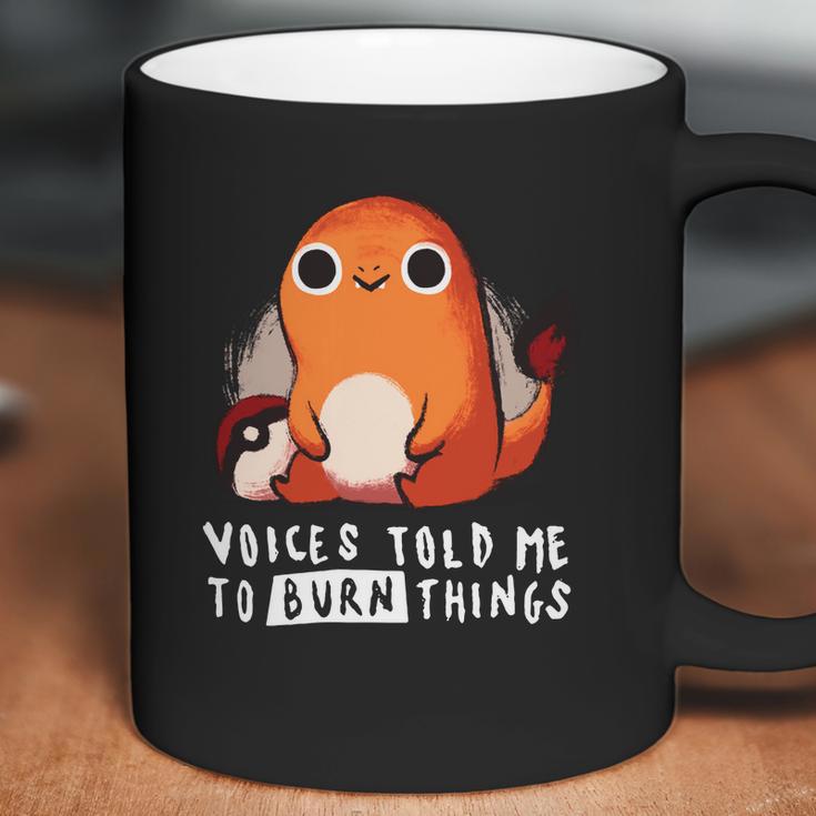 Pokemon Charmander Voices Told Me To Burn Things Coffee Mug