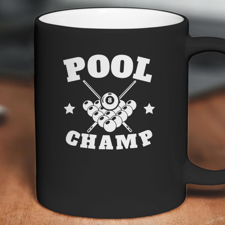 Pool Champ Retro Billiards Coffee Mug