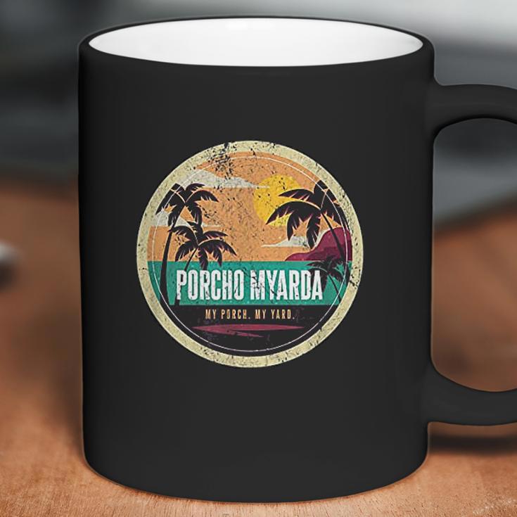 Porcho Myarda Funny Staycation Distressed Quarantine Coffee Mug