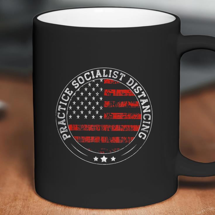 Practice Socialist Distancing Funny Social Distancing Coffee Mug