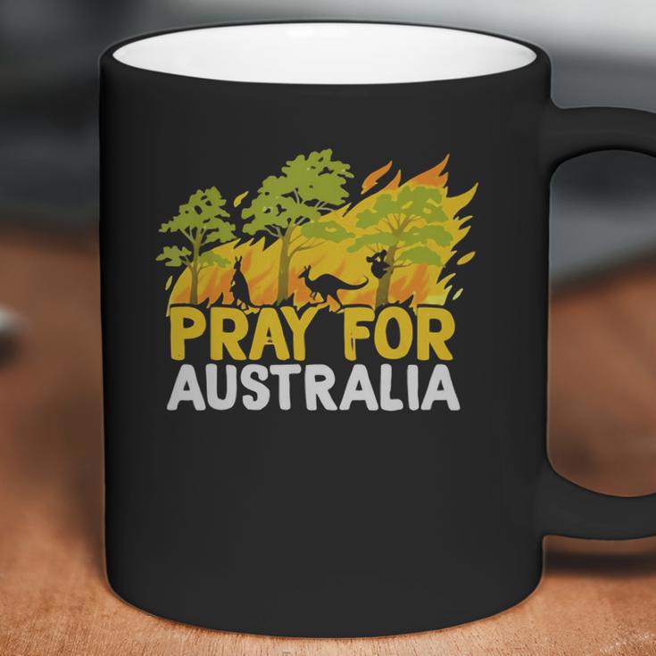 Pray For Australia Australian Bush Fire Koala Kangaroo Shirt Coffee Mug