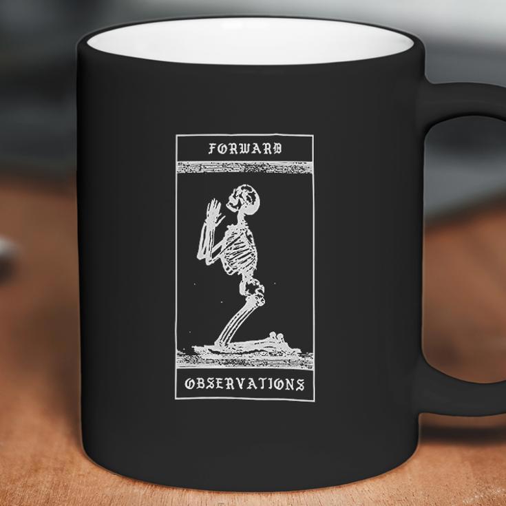 Praying Skeleton Forward Observations Group Coffee Mug