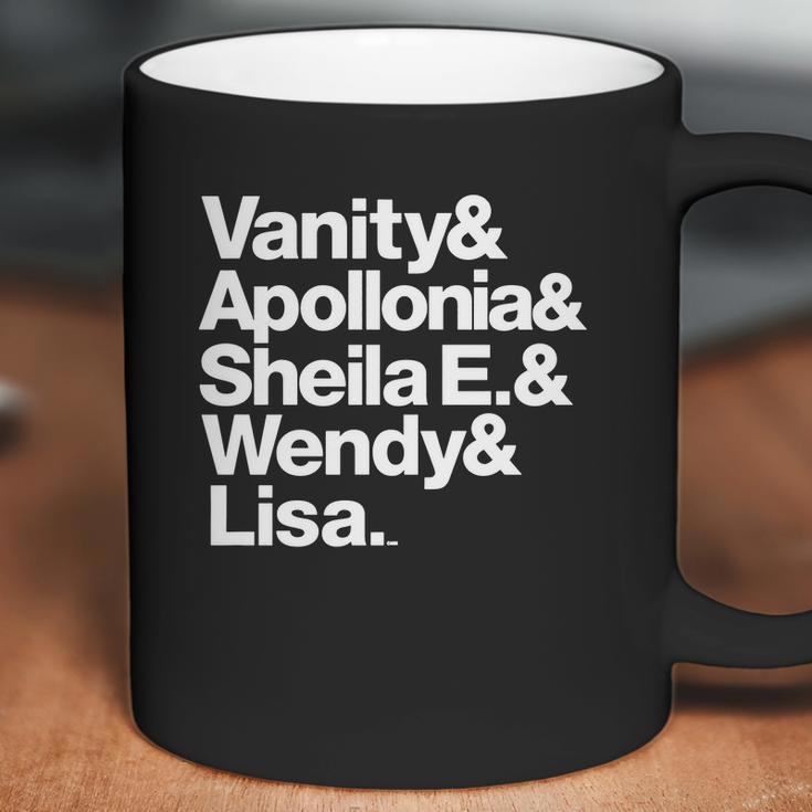 Prince Protégés Apollonia &Ampamp Carmen Electra Helvetica Threads Coffee Mug