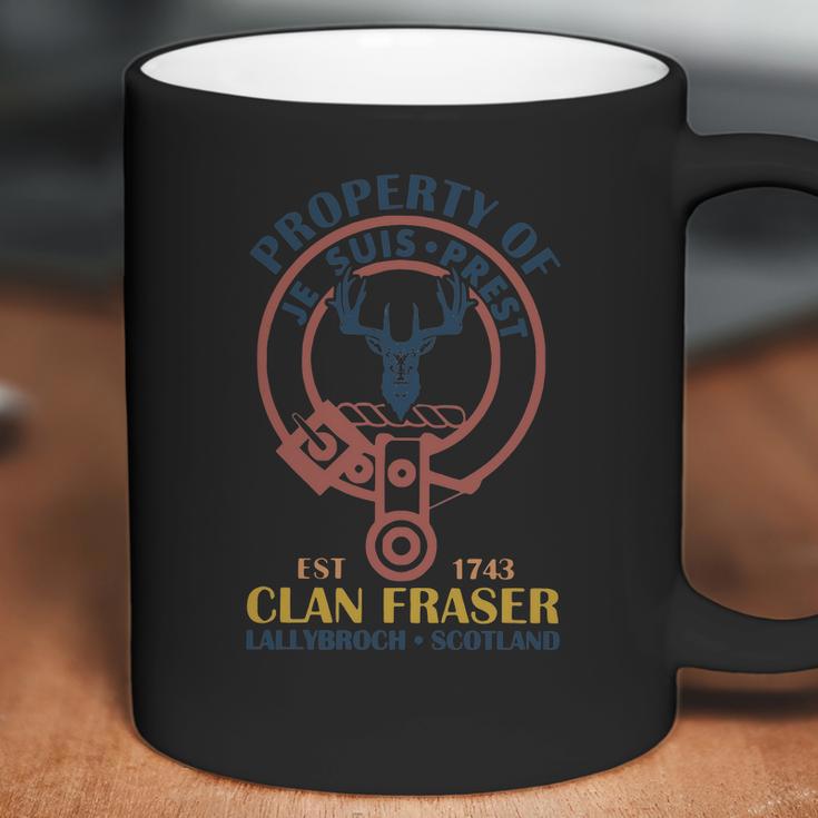 Property Of Je Suis Prest Est 1743 Clan Fraser Lallybroch Scotland Coffee Mug