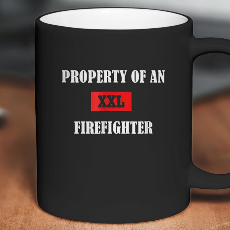 Property Of An Xxl Firefighter Firefighting Coffee Mug