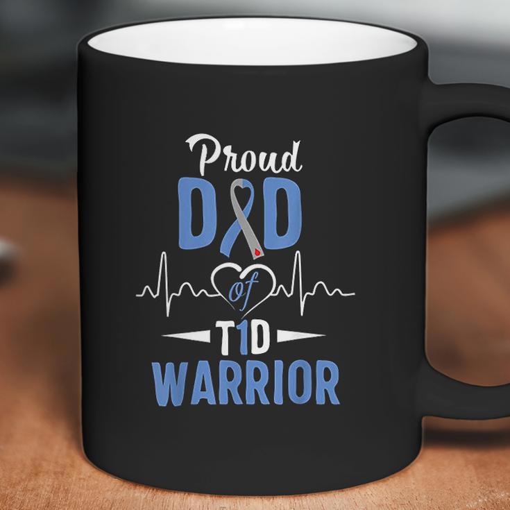 Proud Dad Diabetes Awareness Type 1 Insulin Pancreas Coffee Mug