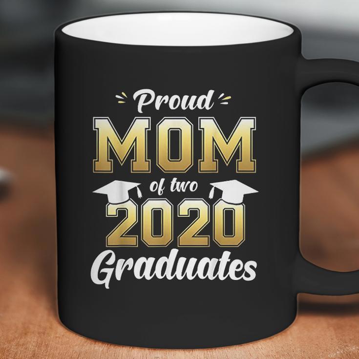 Proud Mom Of Two 2020 Graduates Coffee Mug