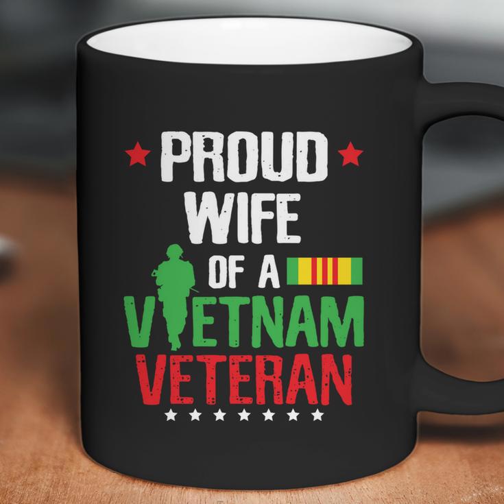 Proud Wife Vietnam Veteran Gift Veterans Day War Gift Graphic Design Printed Casual Daily Basic Coffee Mug