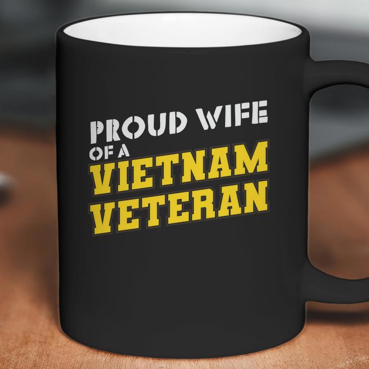 Proud Wife Of A Vietnam Veteran Us Army Veteran Day Graphic Design Printed Casual Daily Basic Coffee Mug