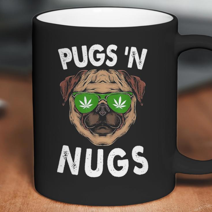 Pugs N Nugs Cute Pug Dog Lover Cannabis Marijuana Gift Coffee Mug