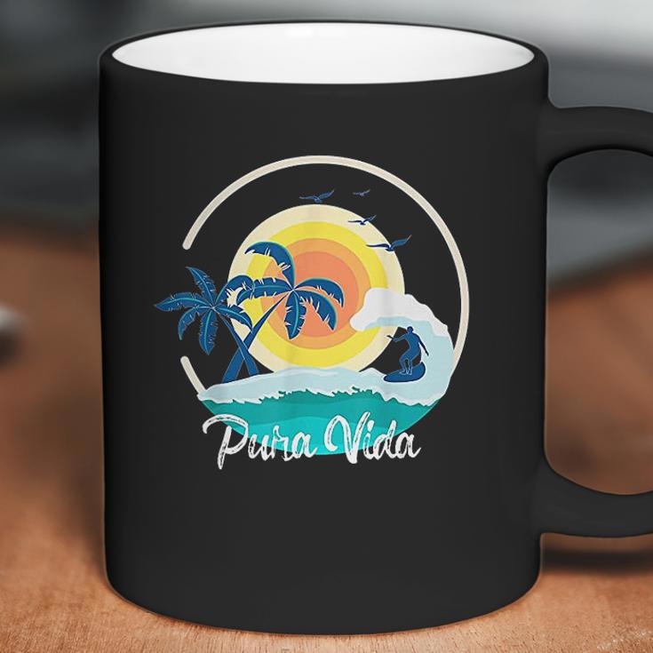 Pura Vida Costa Rica Toucan Tropical Surf Beach Gift Coffee Mug