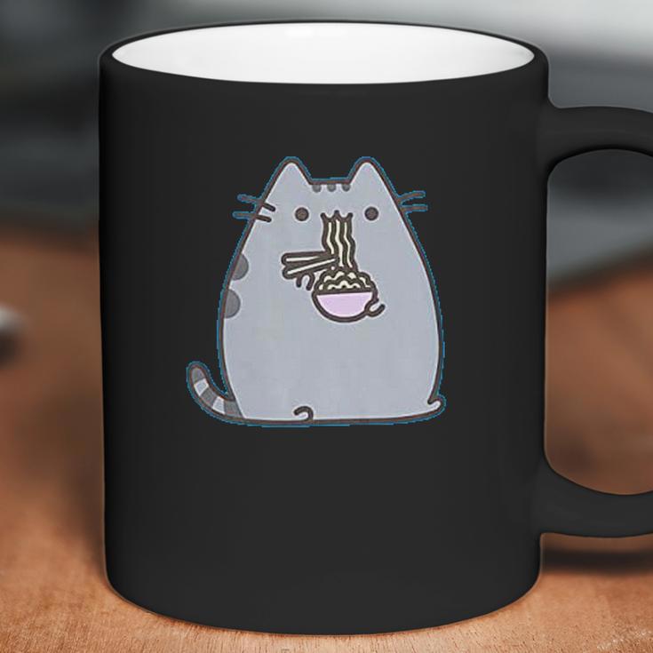 Pusheen The Cat Eating Noodles Juniors Coffee Mug