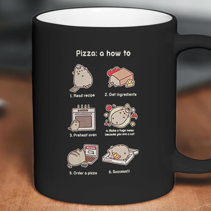 Pusheen Pizza A How-To Junior Coffee Mug